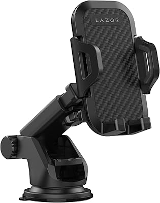 Lazur DRIFT CH05 Car telephone support Adjustable 360 ​​degrees with adjustable and expandable arm and high stability suction base, black.. DIAYTAR NIGERIA brings the marketplace to your home with budget-friendly prices and nationwide delivery.