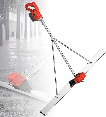 Vibrating set for concrete screed, vibrating tool with 5 -foot baking sheet, 6000 rpm electrical cement finisher, leveling ruler with scratch for hardening of concrete.. Transform your online shopping experience with DIAYTAR NIGERIA's affordable and diverse marketplace.