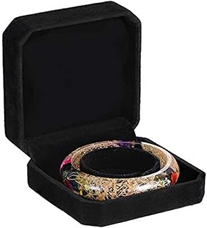 Joy.Box Lot of 2 black velvet bracelets, jewelry gift box, 3.54 width "x 3.54" x 1.57 ".. Shop like never before with DIAYTAR NIGERIA's comprehensive marketplace and budget-friendly shipping.
