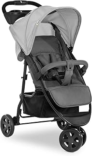 Hawk City New 3 stroller from Three Wheeler, weighing up to 25 kg/foldable with one hand/ultra light/Glass/Fully tilting for infants and young children from birth/XL basket, gray.. Shop with confidence on DIAYTAR Nigeria — quality products and timely delivery.
