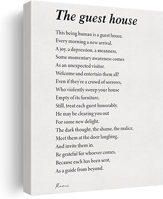 Motivation guest house poster, canvas printing, wall art frame, inspiring poetry impression, simple art work for house and office decoration 12x15 inch.. DIAYTAR NIGERIA revolutionizes online shopping with competitive prices and reliable 5-8 day delivery.