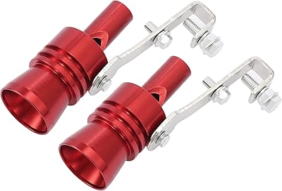 X Auto Hawks 2 Pieces Size XL Silent Universal Exhaust in Aluminum Alloy and Car whistle, Red.. DIAYTAR NIGERIA delivers on our promise of variety, affordability, and prompt nationwide service.