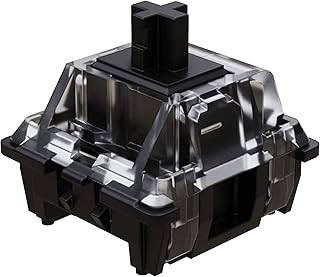 Optical mechanical switch Gateron MX RGB - Transparent top 65 pieces, black.. Discover endless possibilities with DIAYTAR NIGERIA's extensive product range and affordable shipping.