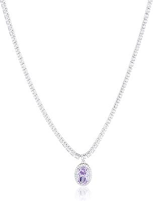 Ariana necklace for Women Purple Metal without precious stones.. DIAYTAR NIGERIA revolutionizes online shopping with competitive prices and reliable 5-8 day delivery.