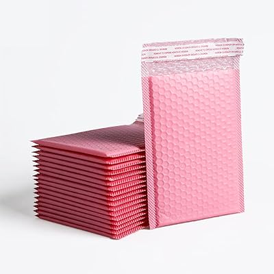 Outdoor bubble bags, 50 self-specullant antistatic bubble envelopes for shipping, storage and transport (pink 15 x 20 + 4 cm).. Experience the DIAYTAR difference with our vast product selection and delivery within 5-8 days.