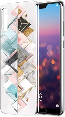 Pnakqil hull Huawei P20 Pro, transparent with elegant, ultra-fine motif, antichoc protection, flexible TPU silicone rear shell for Huawei P20 Pro, Demi-Maille.. With DIAYTAR Nigeria, everything is within reach — and within budget.