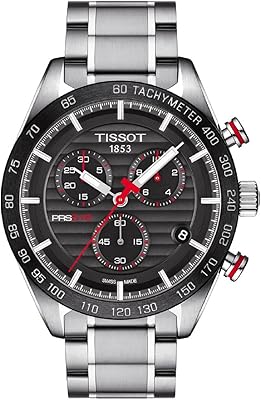 Chronograph watch T-Sport BRS 516 for men T100.417.11.051.01, silver, 42, chronograph, quartz movement.. Shop from anywhere in Nigeria with DIAYTAR's extensive selection and budget-friendly shipping options.