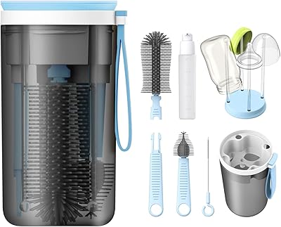 Labmus portable travel bottle cleaning kit with silicone brush.. DIAYTAR NIGERIA makes online shopping accessible to all with budget-friendly prices and reliable delivery.