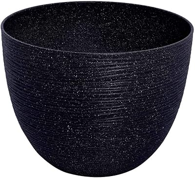 Yatai pot of outdoor plants and plant holders, plant pots and plastic containers for home garden decoration, plastic pots, vase (black).. Shop smart with DIAYTAR NIGERIA, offering a vast product range delivered to your doorstep within a week.