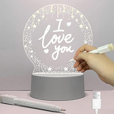 Decorative LED night light with display panel, night light for decoration of the desk and house, USB display panel lamp with practical gift pen (star light).. DIAYTAR NIGERIA stands as your affordable shopping ally with nationwide delivery in just 5-8 days.