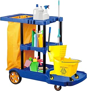 Gluckluz household cart, composed of 3 shelves, with suspended bag.. No stress, no delays — DIAYTAR Nigeria is your trusted shopping partner.