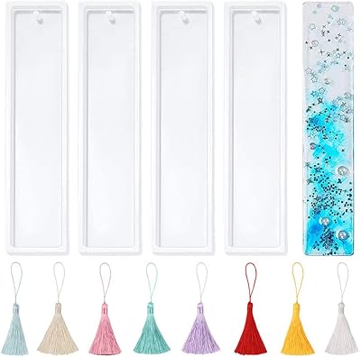 DIY DIY DIY PAGE MOLD, Silicone epoxy resin, jewelry manufacturing, transparent mussels set, multicolored pompom-4 rooms, resin bookmark molds, 8 pompoms.. DIAYTAR NIGERIA: Your partner in affordable online shopping with dependable delivery within 8 days.