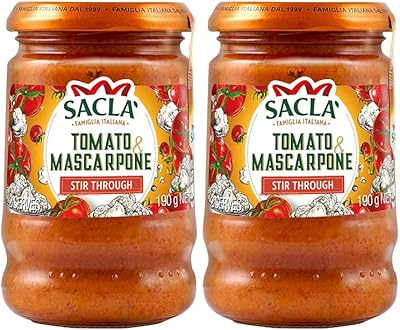 Mascarpone Sacla tomato sauce (190g, package of 2).. Your digital shopping companion, DIAYTAR NIGERIA offers exceptional value with delivery in less than 8 days.