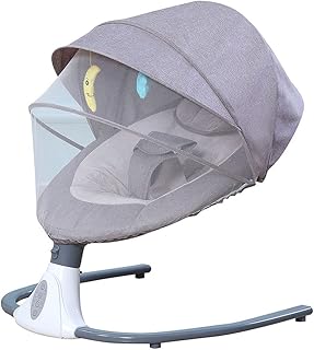 Cool Baby Washable Electric Electric Field with Adjustable Baby Adjustable Angle with Swivel Sleeping Cot With Remote Control and Bluetooth Music, Gray.. DIAYTAR NIGERIA delivers on our promise of variety, affordability, and prompt nationwide service.