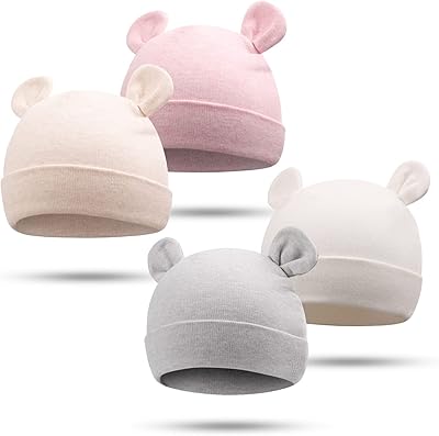 Thick hospital hat cotton cute bear bamri for newborn from 0 to 6 months.. Experience the ease of one-stop shopping with DIAYTAR NIGERIA's diverse catalog and nationwide delivery.