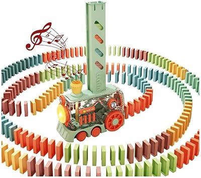 Set of 200 automatic dominoes with light sound effects, creative domino game for children boys and girls aged 3 to 8 (yellow) ..... Experience shopping freedom with DIAYTAR NIGERIA's comprehensive marketplace delivered within 8 days.