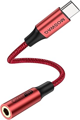Moswag USB C MOSWAG audio adapter around 3.5 mm, USB CUSCED CAP C for Samsung Galaxy S23 S22 S21 S20 Ultra, note 20 10 S10 S9 Plus, Pixel 7 6 5 4 3 2 XL, iPad Pro.. Discover the perfect balance of selection and value with DIAYTAR NIGERIA's nationwide e-commerce platform.