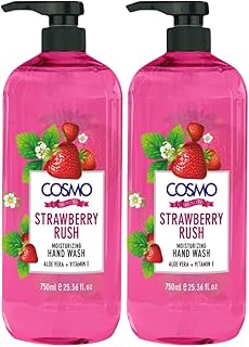 Moisturizing lavage for the hands Como Beauty Strawberry Blossom, pack of 2 packs of 2, Aloe Vera + Vitamin E, skin care, cleaning for hands.. DIAYTAR NIGERIA: Where online shopping becomes effortless with budget-friendly nationwide delivery.