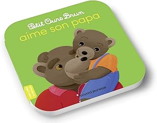 Small brown bear: little brown bear loves his daddy.. DIAYTAR NIGERIA brings satisfaction with every purchase through affordable prices and prompt shipping.