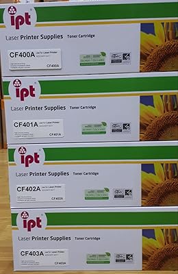 IPT compatible replacement toner cartridge for HP 201A CF400A CF401A CF402A CF403A, works for HP color laserjet pro M252DN M252N M252DW MFP M277DW M277N M274N.. DIAYTAR NIGERIA: Where shopping is easy, prices are low, and delivery is just days away.