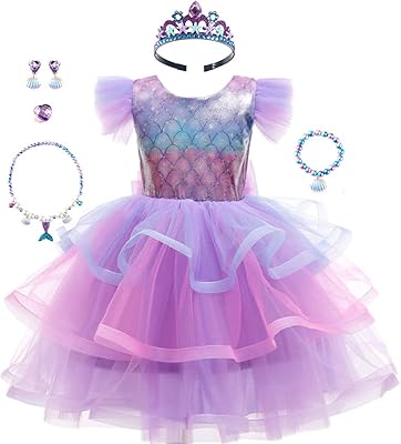 Yalla purple princess dress for baby girl with free accessories-90-140 cm, 3-12 years old, birthday disguise.. You choose it, we deliver it — DIAYTAR Nigeria makes shopping easy.