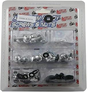 Kit of Bolts with silver fringes Yana Shiki Ynsk-H213s for Honda CBR.. DIAYTAR NIGERIA: Bringing quality products to your doorstep at prices that won't break the bank.