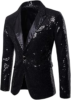 Sequin sequie jacket for a men's button for celebration, festival, evening sports.. DIAYTAR NIGERIA brings the marketplace to your home with budget-friendly prices and nationwide delivery.