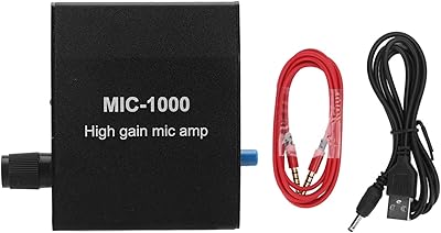 Microphone amplifier Microphone Audio amplifier with high gain 1000 times amplification Kit Kit Microphone amplifier stereo switching box 3.5 mm interface.. Unlock access to a wide range of products with DIAYTAR NIGERIA's affordable e-commerce platform.