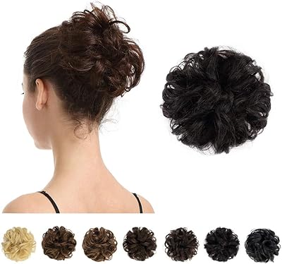 Barsdar 100 % human hair extensions with ponytail, bun, curly style, for women and children (1b natural black).. DIAYTAR NIGERIA brings the marketplace to your screen with affordable products delivered in 5-8 days.