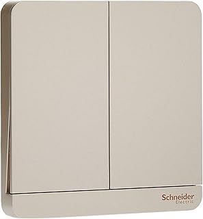 Schneider Electric Avatar on golden panel switch E8332L1_WG - Unidirectional panel switch 2 gangs - 16ax - or.. Shop without limits at DIAYTAR NIGERIA and receive your purchases at budget prices within the week.