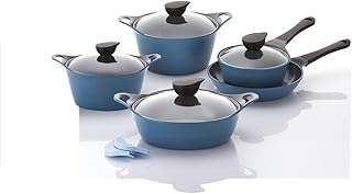 Set of neoflam frying stoves in natural ceramic metal and cast iron with jewelry.. Nigeria's most loved e-commerce platform delivers affordable shopping solutions to your doorstep.