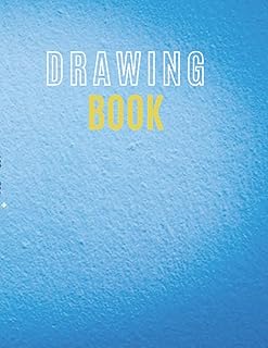 Drawing notebook with background cover of blue concrete wall textures, 100 pages - large (8.5 x 11 inches).. The best online shopping experience in Nigeria — DIAYTAR delivers it all.
