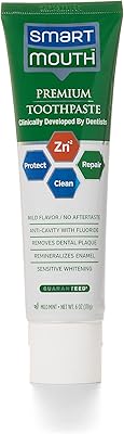 Toothpaste with zinc smartmouth premium, mint, 6 oz.. Your shopping dreams realized through DIAYTAR NIGERIA's affordable platform with reliable delivery times.