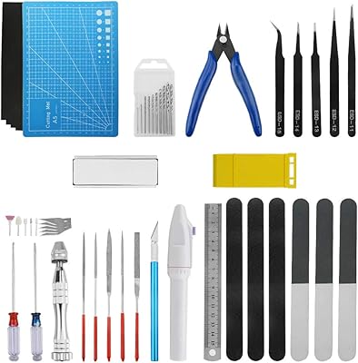 Xingyheng 50pcs Professional tool kit compatible with the assembly of car models, leisure preparation kit, installation of modeling models, DIY craft kit.. DIAYTAR NIGERIA: Revolutionizing accessibility to quality products at budget-friendly prices across Nigeria.