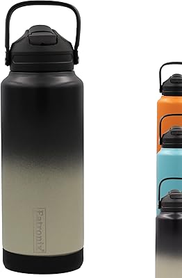 32 oz isothermal water bottle with straw lid and silicone boots - Keep 24 -hour cold drinks, 18 hours - double -wall insulated under vacuum, 18/8 stainless steel, BPA -free - Ideal for travel, sport, gym.. DIAYTAR NIGERIA: Where convenience meets affordability with delivery across Nigeria in under 8 days.