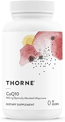 Thorne COQ10-100 mg - patented dietary supplement without crystals for heart health and cellular energy production - 60 capsules.. DIAYTAR NIGERIA: Connecting Nigerians with their needs through our affordable and diverse marketplace.