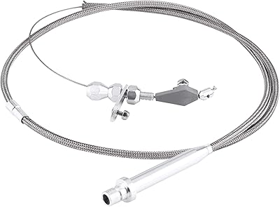 Kick cable for TH350, braided transmission cable in stainless steel, Kickdown.. Everyday deals, every category — only on DIAYTAR Nigeria.