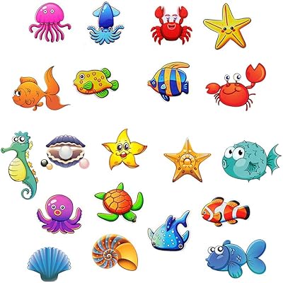 20 pieces sticker marine cartoon marine impermeable animarables sticker walls of children's bathtubs (2 sets) for students... The smarter way to shop online in Nigeria is through DIAYTAR Nigeria.