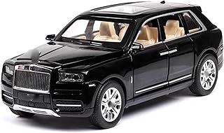 1/24 car molded under pressure Rolls Royce Cullinan SUV in alloy molded under pressure, sound and light simulation model, toys to remove, gift for children (color: black).. DIAYTAR NIGERIA brings the marketplace home to you with affordable prices and delivery in 5-8 days.
