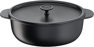 TEFAL TRADITION MARMite Flat in cast iron with cover, oval 31 cm, black, E2258504.. DIAYTAR NIGERIA transforms online retail with unbeatable prices and consistent delivery timeframes.
