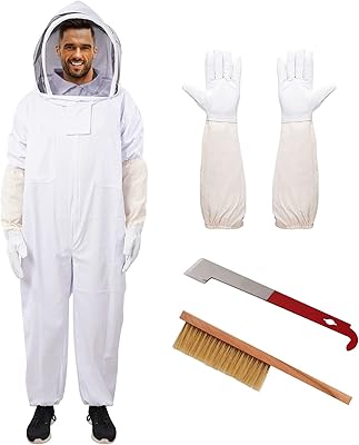 Bee suit with glove and hive tool, beekeeping combination, beekeeping protection combination with scarf and pants, complete garden protection and beginner (L).. DIAYTAR NIGERIA brings the marketplace to your home with budget-friendly prices and nationwide delivery.