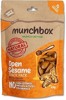 Munchbox Snack Sesame Pack Open, 45 g (1 pack).. DIAYTAR NIGERIA: Bringing affordable shopping solutions with a diverse product catalog delivered nationwide.