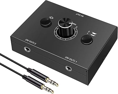 Stereo audio adapter 3.5 mm passive audio adapter pocket headphones audio sharing box.. From phone accessories to home decor — DIAYTAR Nigeria ships it fast.