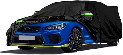Waterproof replacement car tarpaulins for Subaru WRX IMPREZA STI 2007-2022, Custom car cover 6 layers all seasons with zipper door and windbreaker protection for snow protection, rain, dust and hail (STI).. Shop from Nigeria's largest product selection at DIAYTAR, with budget-friendly prices and swift delivery.