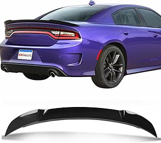 Koni Auto rear aileron compatible with dodge charger rt sxt hellcat model 2011-2021, color shiny black.. DIAYTAR NIGERIA: The marketplace that brings affordable products to every Nigerian home in under 8 days.