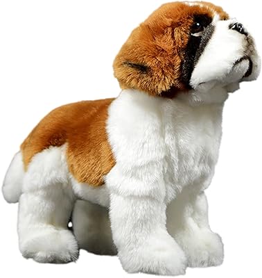 Realistic plush toy for dog Saint Bernard - 10.25 "brown", plush toy for heavy, sweet and durable puppy, anxiety toy, girl toys, children's gifts, pillow and interior decoration, toy in stuffed.. Shop without boundaries at DIAYTAR NIGERIA, offering affordable products with convenient delivery times.