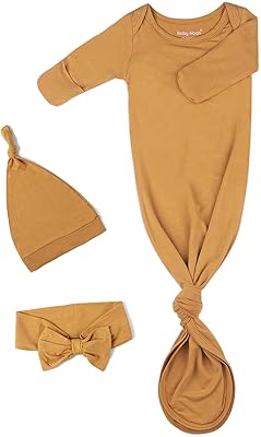 Dress knotted for newborn, super soft night clothes for baby, night shirt for little girls with gloves, knots and hat.. Enjoy a hassle-free shopping experience with DIAYTAR Nigeria, where products are categorized for your convenience and delivery is always on time.