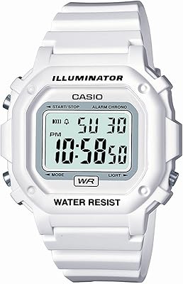 Unisex watch Casio F108WHC-7BCF-White, digital, button, white, one-sized, digital size, bastard protector.. From checkout to your doorstep in less than a week — DIAYTAR Nigeria.