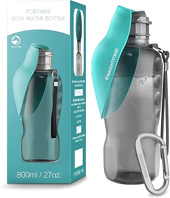 Dog water bottle, bottle of portable water for dogs, 800 ml dog water dispenser with stroke patented design for the dog's walk, hiking, trips, BPA without BPA (Green).. Love deals? DIAYTAR Nigeria has you covered with low prices and fast delivery.