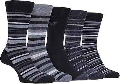 Cotton socks for men, set of 5, black/coal, size 40-45 EU, black/coal.. Your favorite brands are just a click away on DIAYTAR Nigeria.